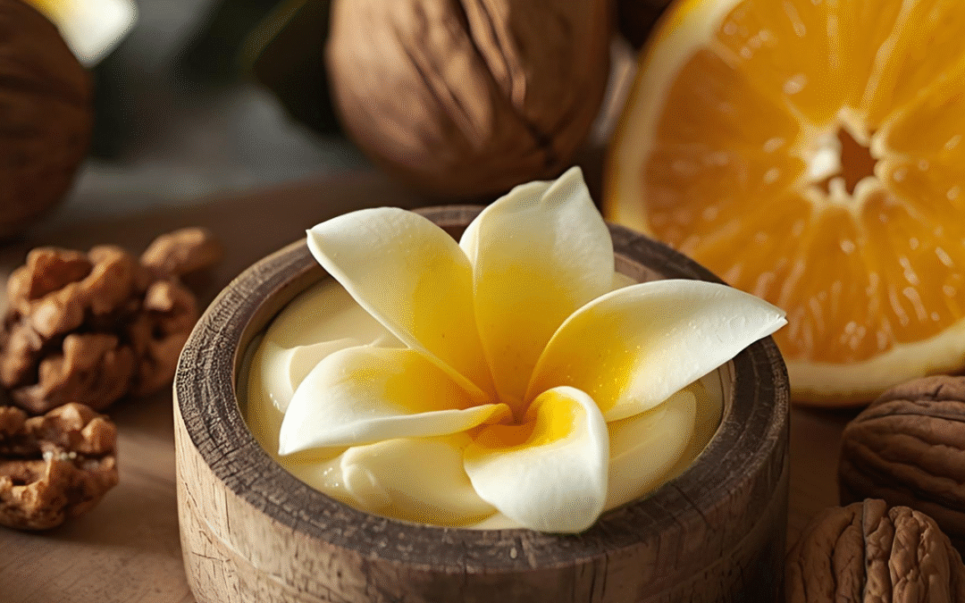 Des éclats de noix qui réveillent la peau